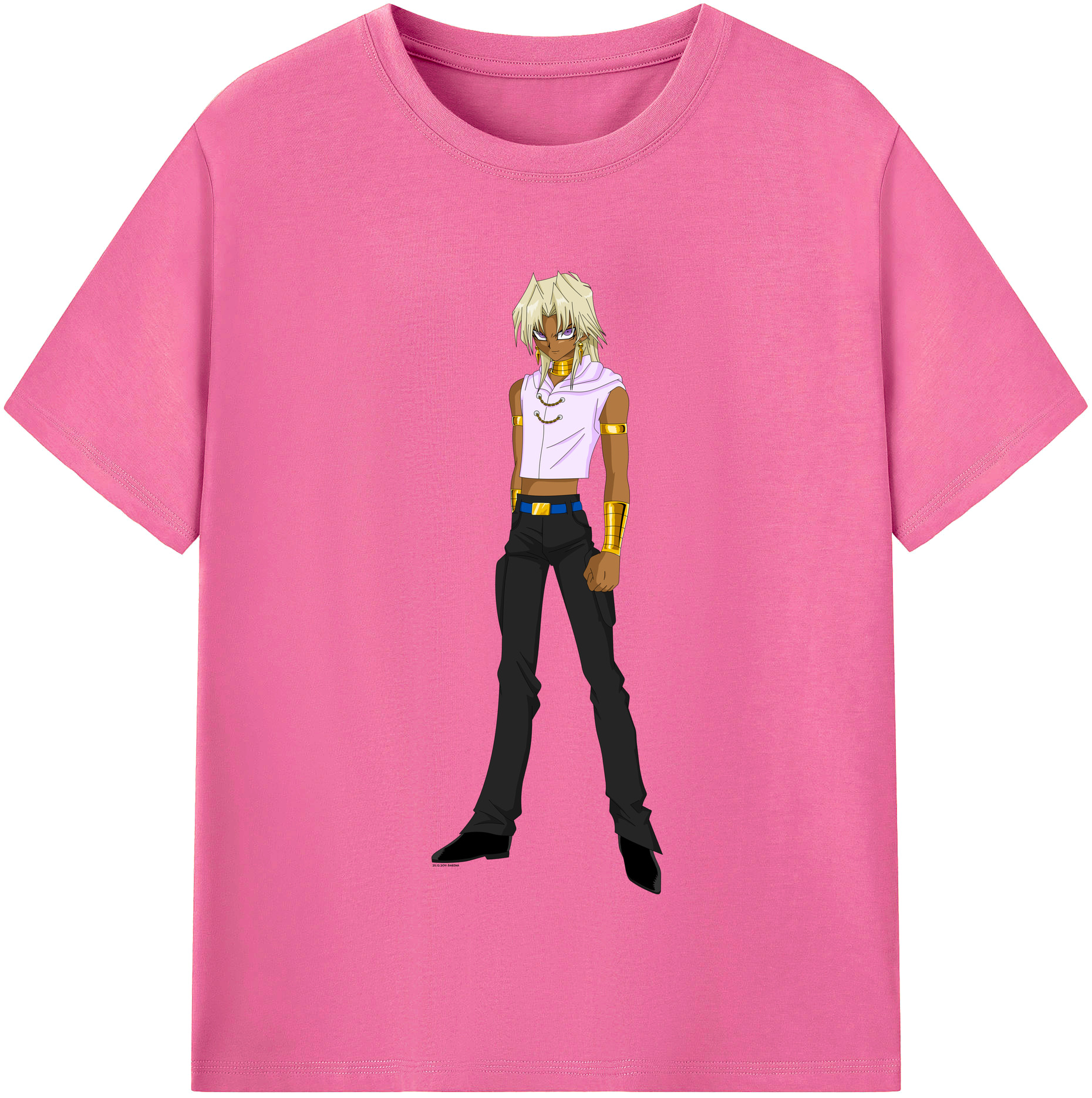 （画像用） 遊☆戯☆王 Yu-Gi-Oh! レディースカジュアルプリントTシャツ（綿100％）